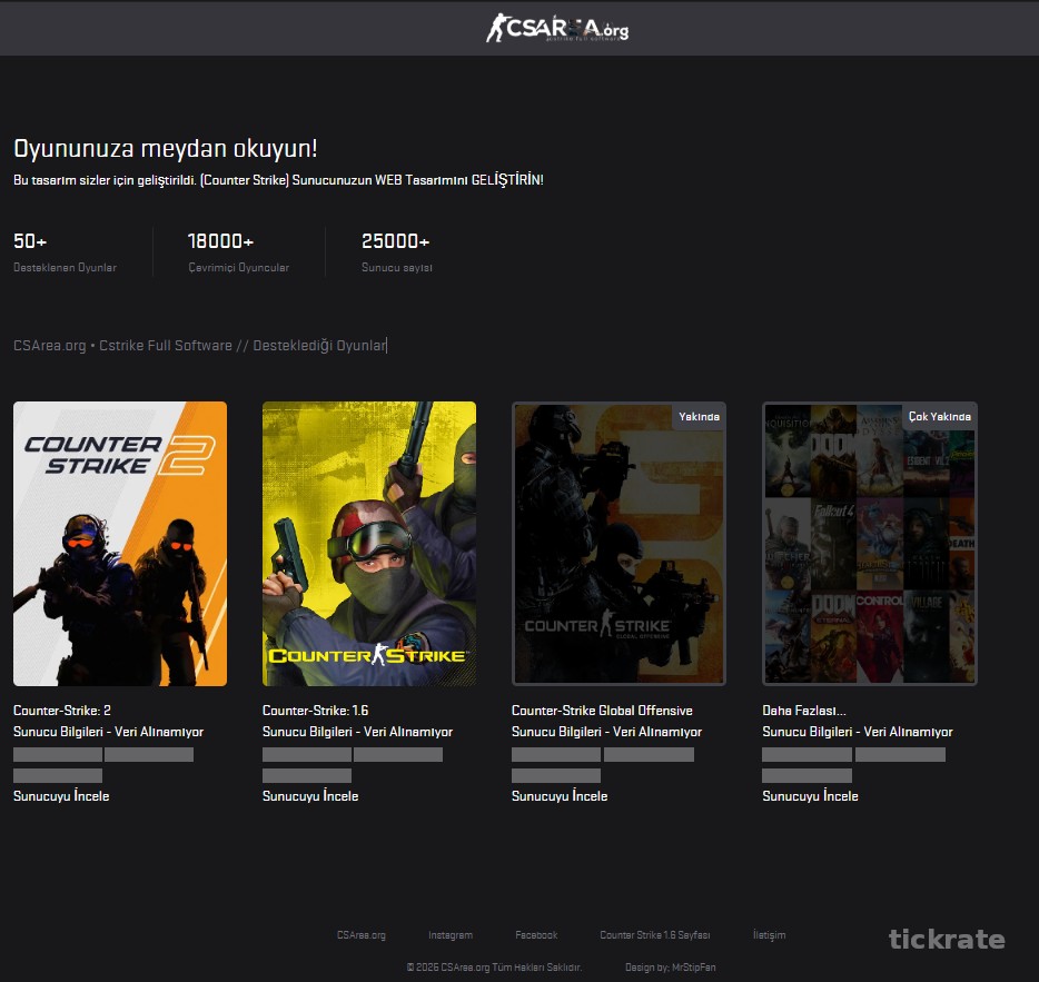 Counter Strike HTML Web Site