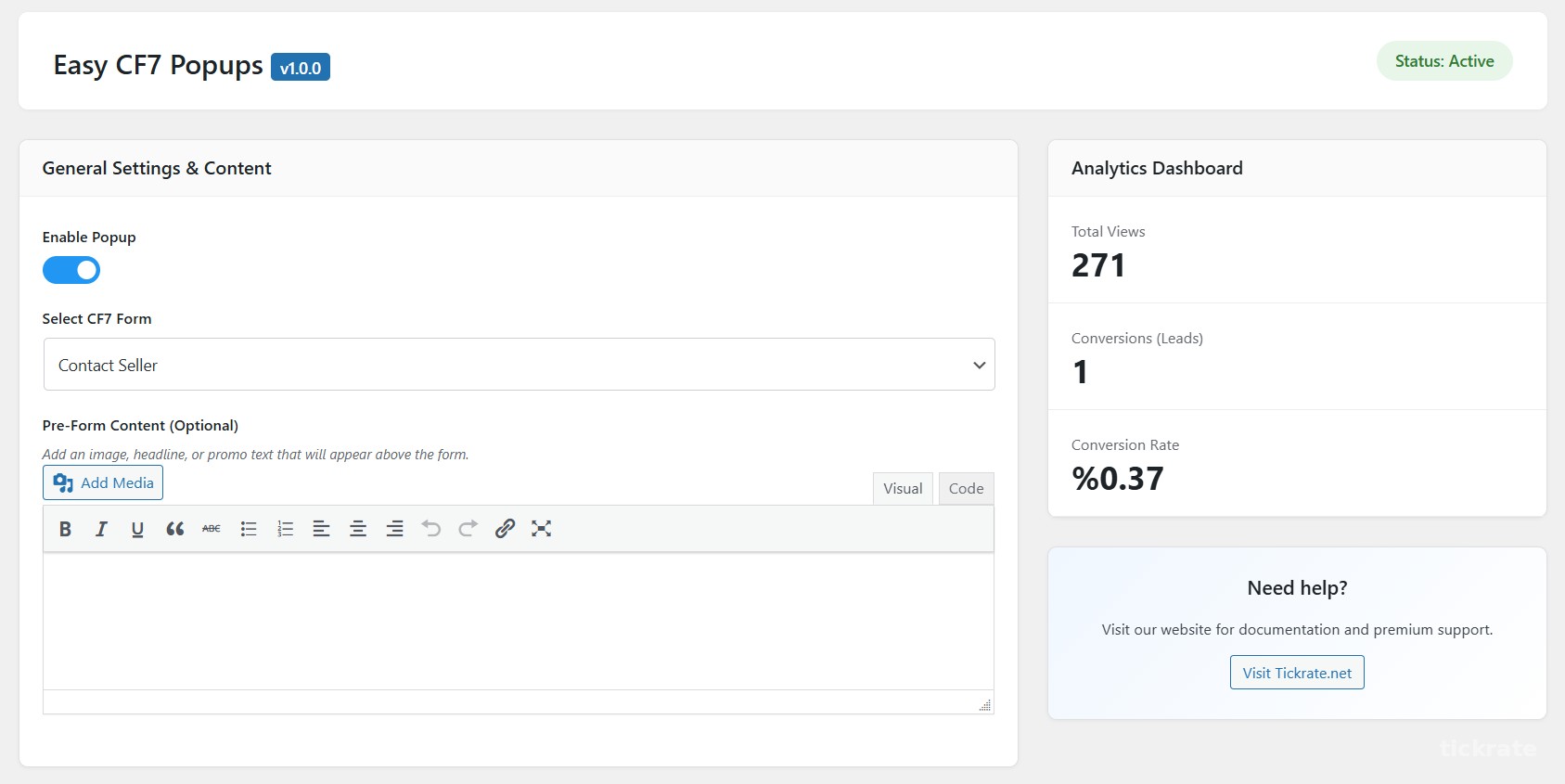 Basit Contact Form 7 Popups