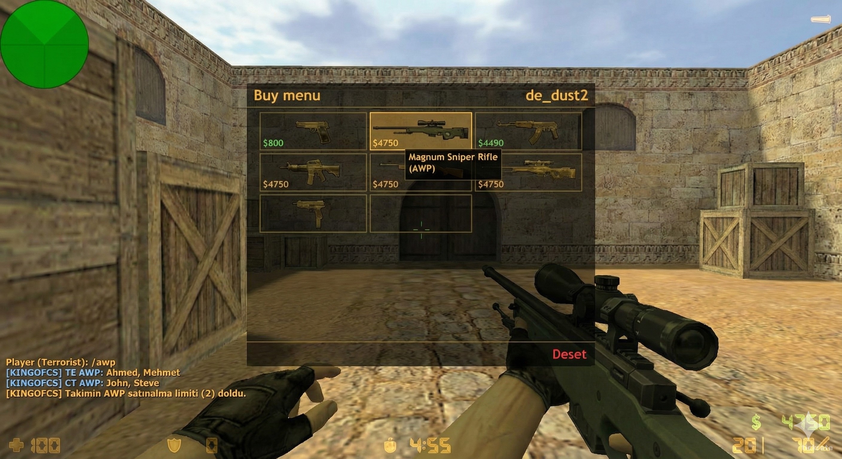 Gelişmiş AWP Sınırlandırma (ReAPI)